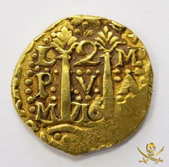 Peru 2 Escudos 1716 "Loosdrecht Shipwreck" NGC 58 2