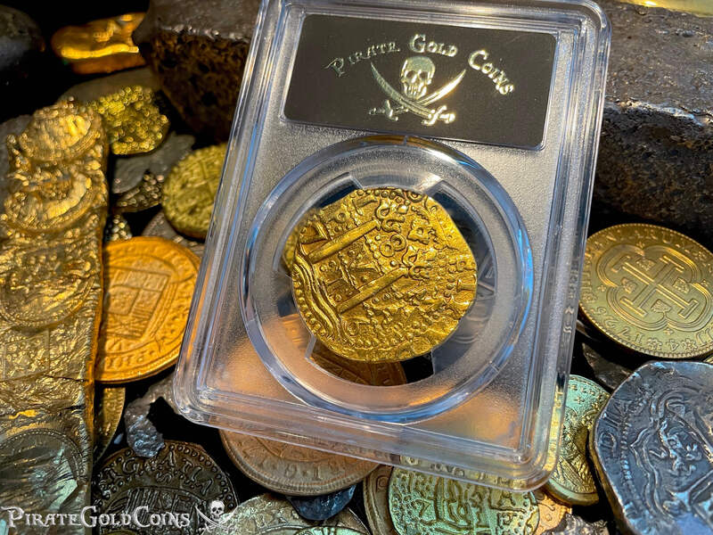 Peru 8 Escudos 1716 "Blood Tears- Mourning the Fleet Wreck" PCGS AU 14