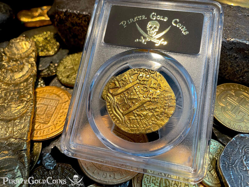 Peru 8 Escudos 1716 "Blood Tears- Mourning the Fleet Wreck" PCGS AU 16