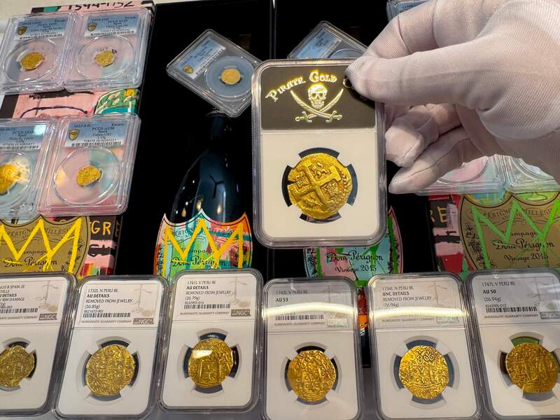 Peru 8 Escudos 1724 "Only 3 Graded" NGC 45 65