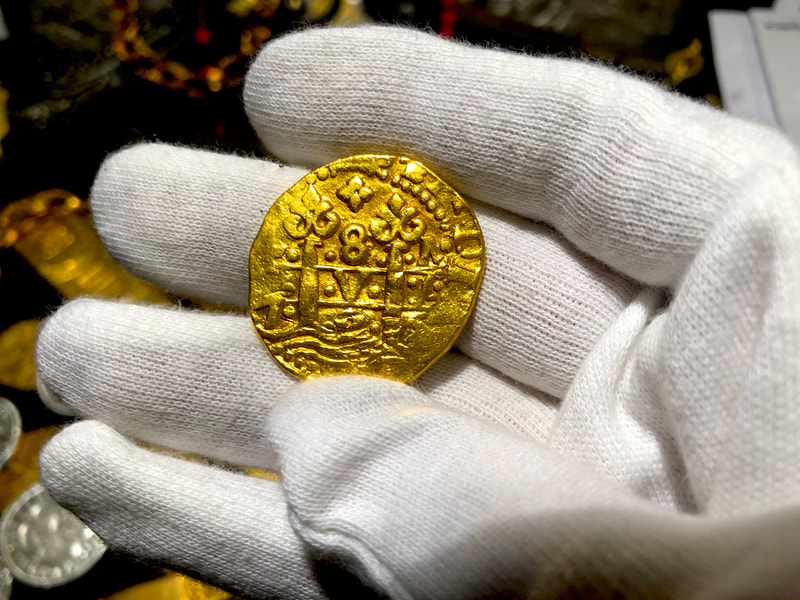 Peru 8 Escudos 1725 "Luis I"  RAW  ​Treasure Jewelry 4