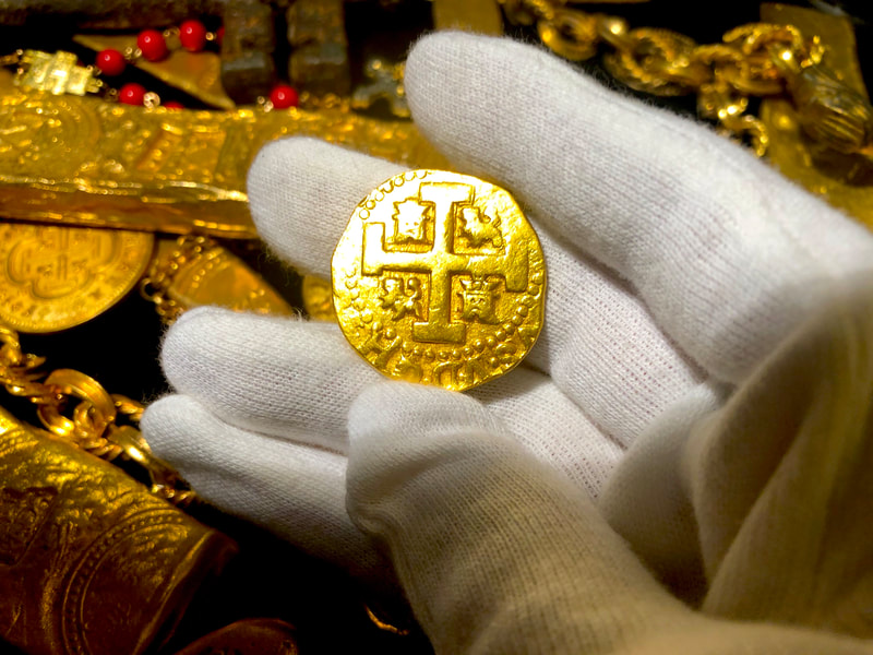 Peru 8 Escudos 1725 "Luis I"  RAW  ​Treasure Jewelry 8