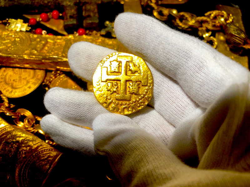 Peru 8 Escudos 1725 "Luis I"  RAW  ​Treasure Jewelry 9