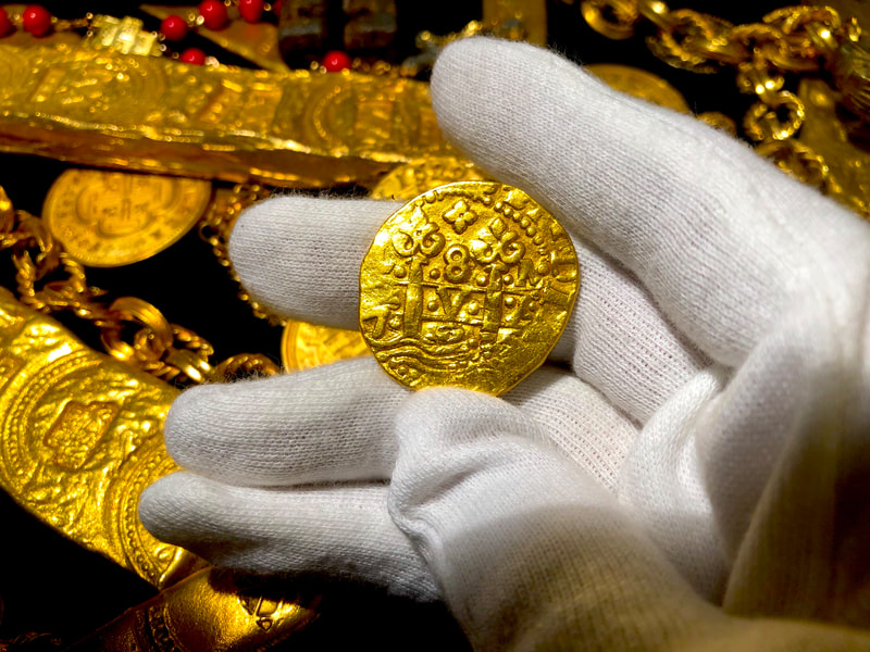 Peru 8 Escudos 1725 "Luis I"  RAW  ​Treasure Jewelry 14