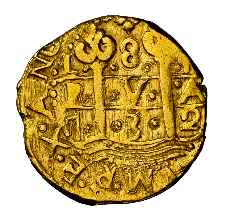 Peru 8 Escudos 1732 "Philip V" NGC AU 7