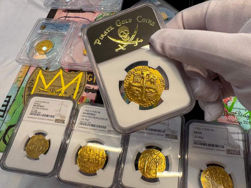 Peru 8 Escudos 1734 "Philip V" NGC UNC 4