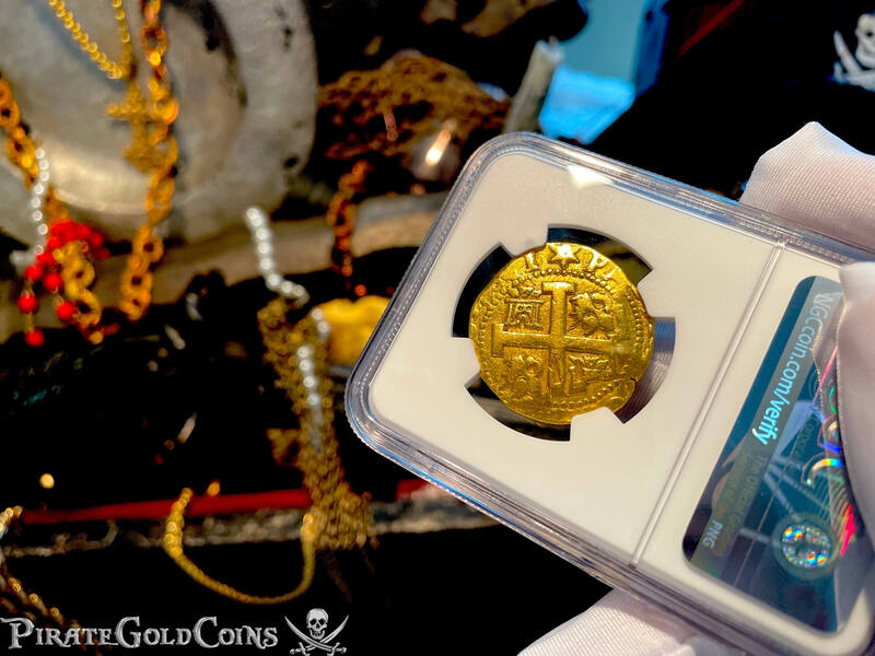 Peru 8 Escudos 1735 "Double Dated - Star of Lima" NGC VF 12