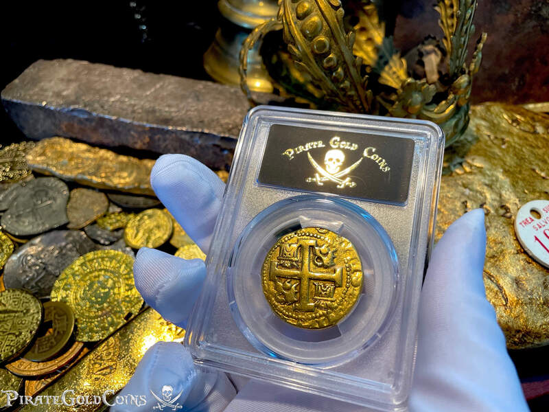 Peru 8 Escudos 1735 "Full, Bold Cross" PCGS XF 22