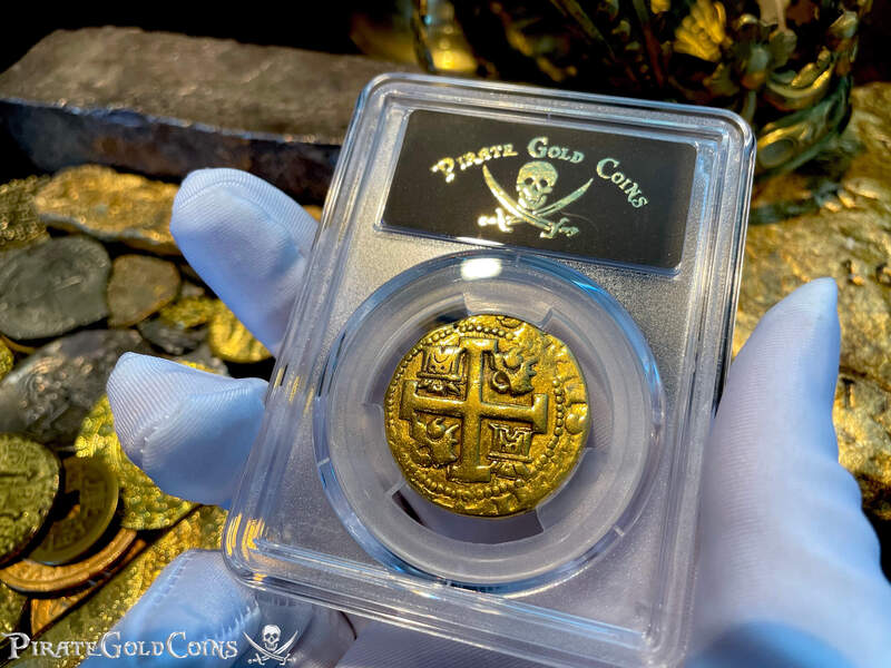 Peru 8 Escudos 1735 "Full, Bold Cross" PCGS XF 26