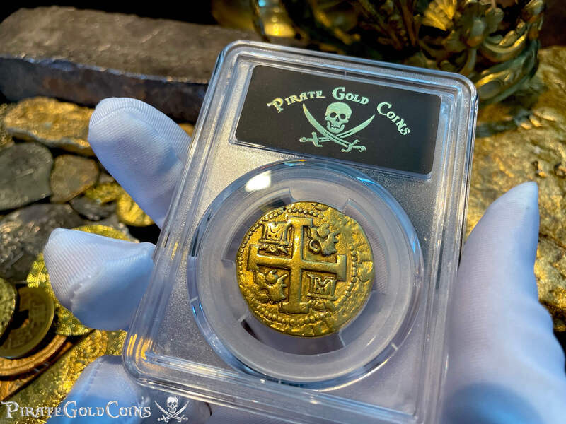 Peru 8 Escudos 1735 "Full, Bold Cross" PCGS XF 3