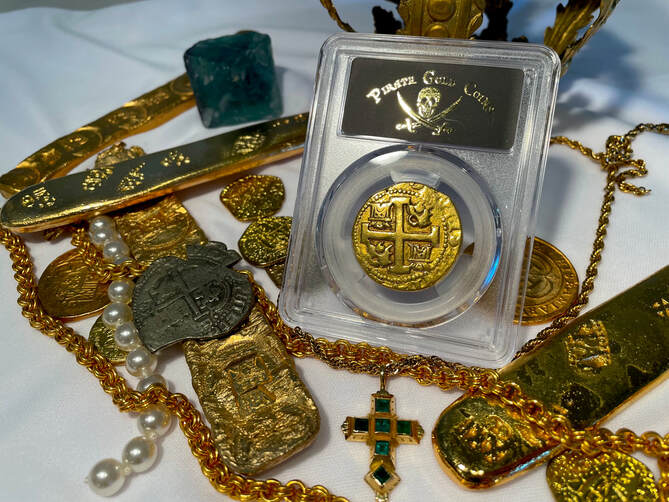 Peru 8 Escudos 1735 "Full, Bold Cross" PCGS XF 34