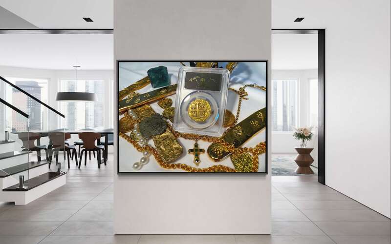 Peru 8 Escudos 1735 "Full, Bold Cross" PCGS XF 7