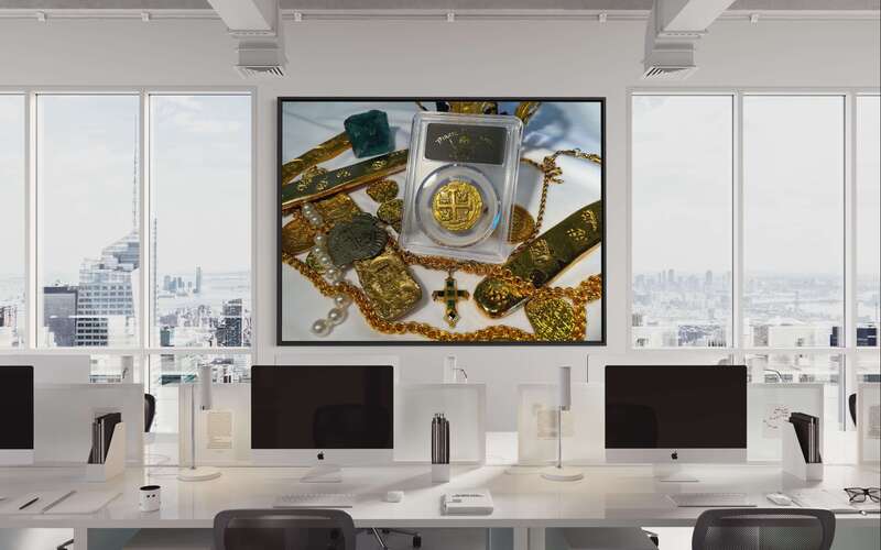 Peru 8 Escudos 1735 "Full, Bold Cross" PCGS XF 23