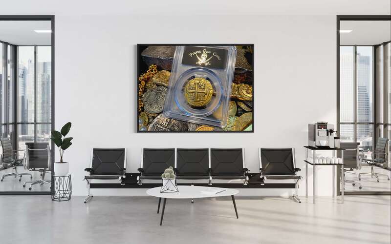 Peru 8 Escudos 1735 "Full, Bold Cross" PCGS XF 12