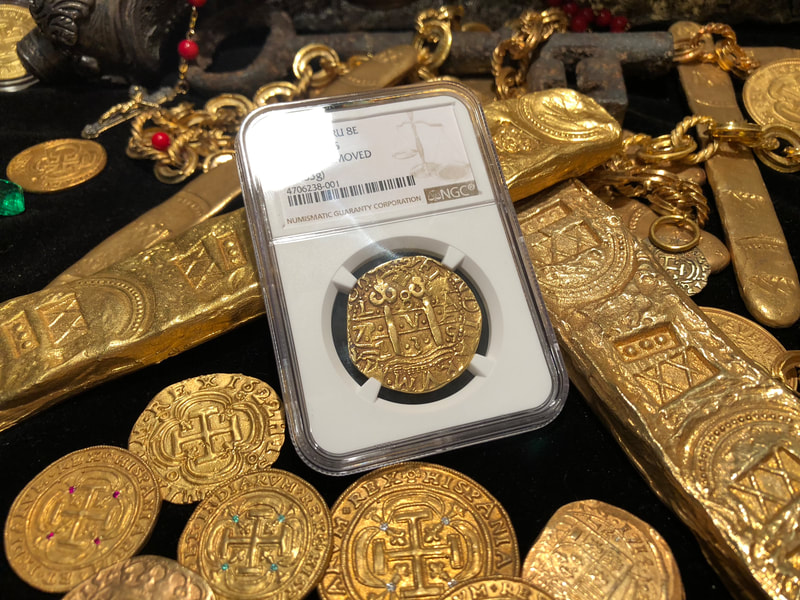 Peru 8 Escudos 1735 "Amazing Detail ~ Double Date" RAW 6