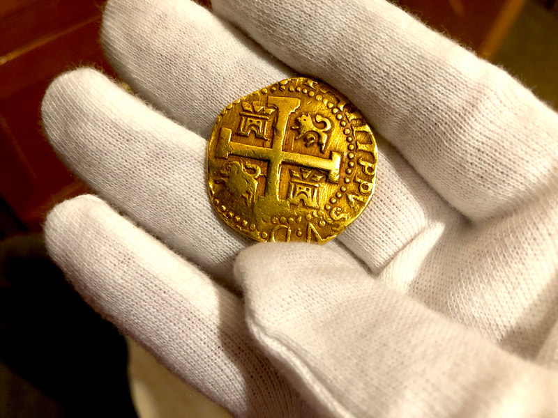 Peru 8 Escudos 1735 "Amazing Detail ~ Double Date" RAW 11