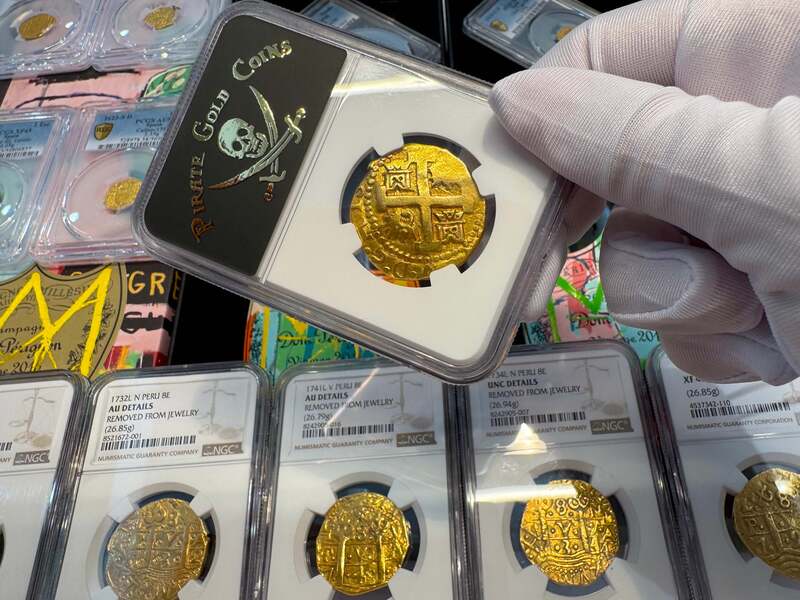 Peru 8 Escudos 1742 "Only 6 Graded NGC" NGC 53 18