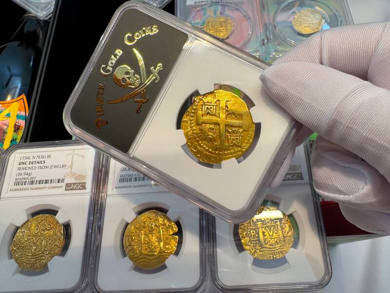 Peru 8 Escudos 1742 "Only 6 Graded NGC" NGC 53 8