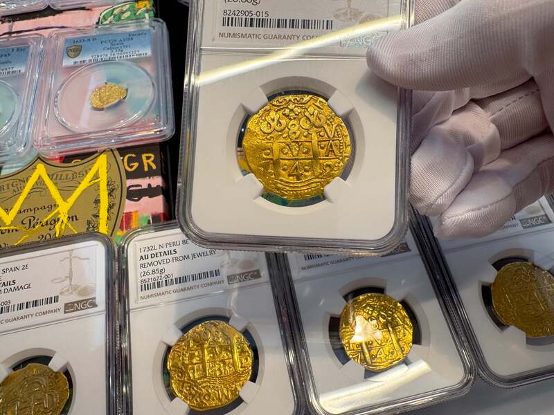 Peru 8 Escudos 1742 "Only 6 Graded NGC" NGC 53 23