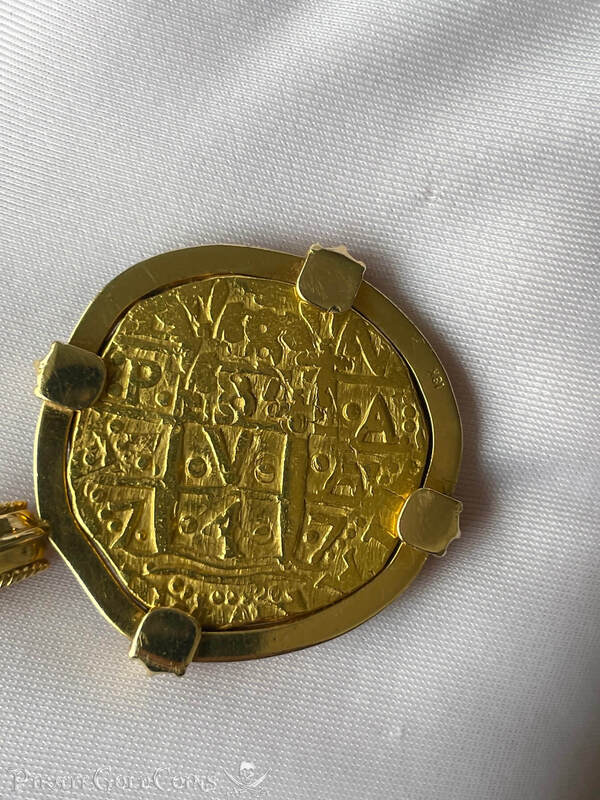 Peru 8 Escudos 1747 "Amazing Brute Style" by the famous SS Jeweler 19