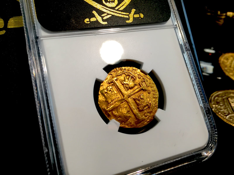 Peru  4 Escudos 1750  "La Luz Shipwreck"  NGC 64   6