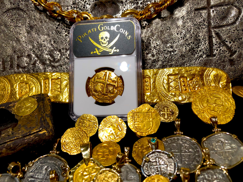 Peru 8 Escudos 1750 Double Dated "La Luz Shipwreck" NGC 55 12