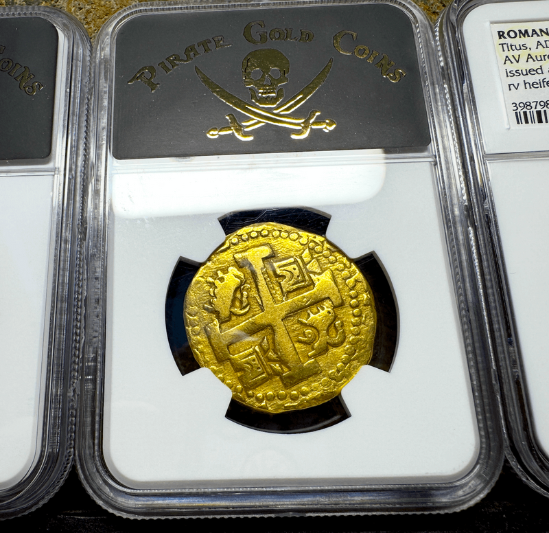 Peru 8 Escudos 1734 NGC AU 3