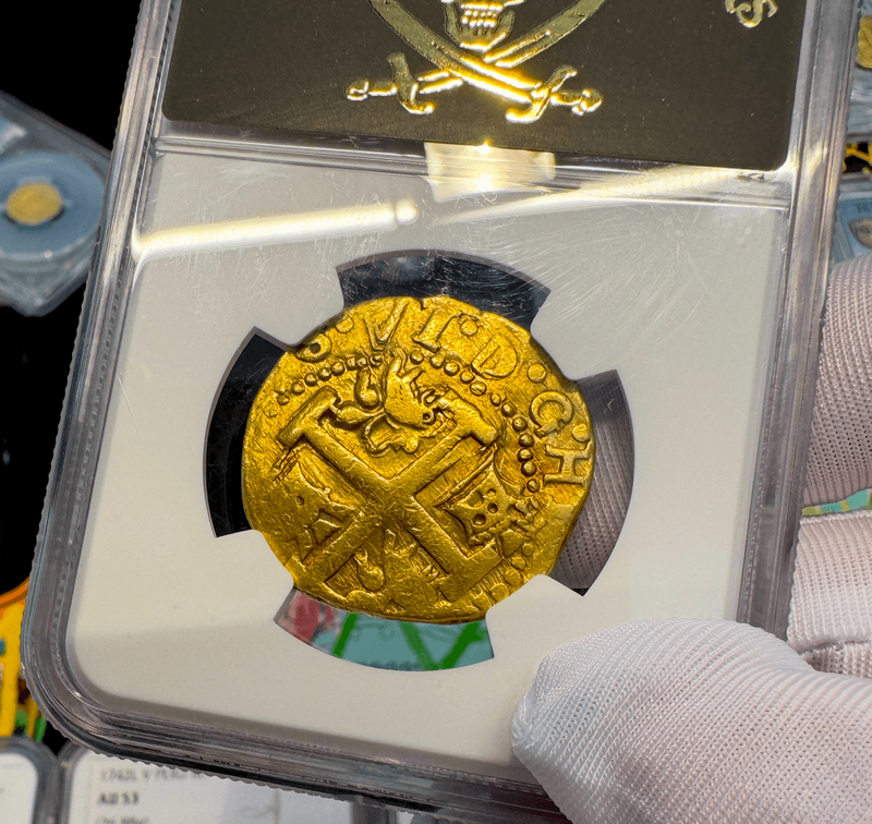 Peru 8 Escudos 1747 "Only 10 Graded NGC" NGC 50 3