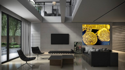 Treasure Paintings by JR Bissell  "Bar and Chains" | JR Bissell |  Pirate Gold Coins 5