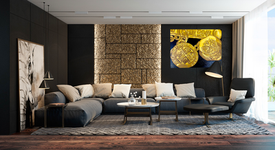 Treasure Paintings by JR Bissell  "Bar and Chains" | JR Bissell |  Pirate Gold Coins 7