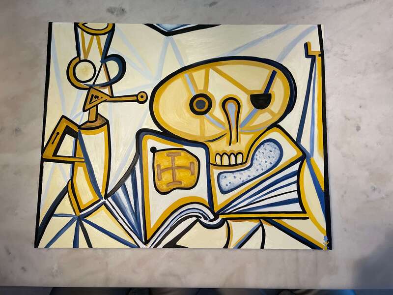 Treasure Paintings by JR Bissell: A Pirate Rendition of Pablo Picasso 3