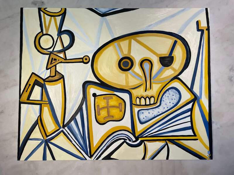 Treasure Paintings by JR Bissell: A Pirate Rendition of Pablo Picasso 7
