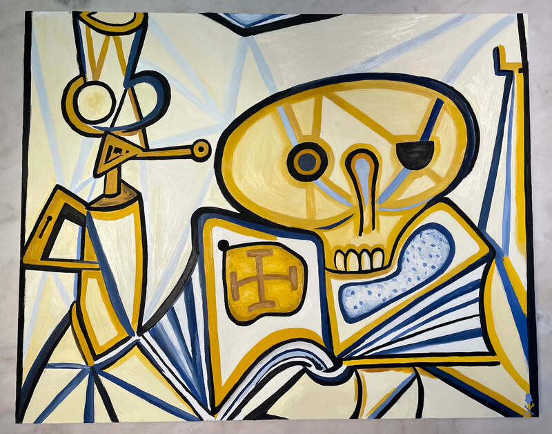 Treasure Paintings by JR Bissell: A Pirate Rendition of Pablo Picasso