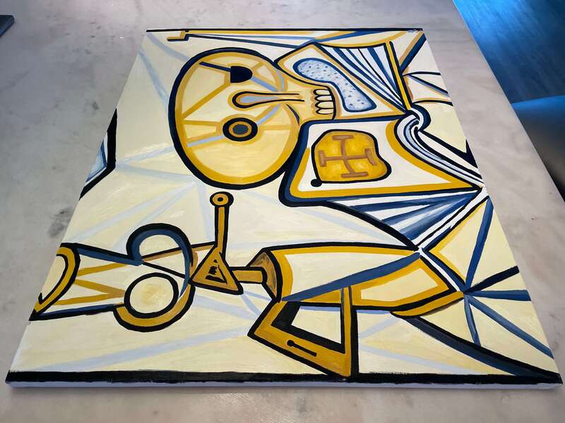 Treasure Paintings by JR Bissell: A Pirate Rendition of Pablo Picasso 24