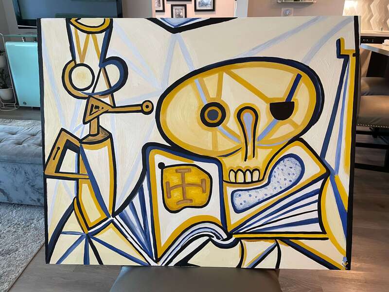 Treasure Paintings by JR Bissell: A Pirate Rendition of Pablo Picasso 28