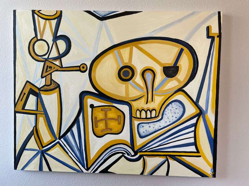 Treasure Paintings by JR Bissell: A Pirate Rendition of Pablo Picasso 33