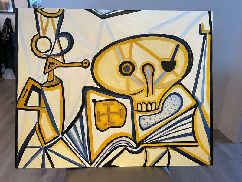 Treasure Paintings by JR Bissell: A Pirate Rendition of Pablo Picasso 35
