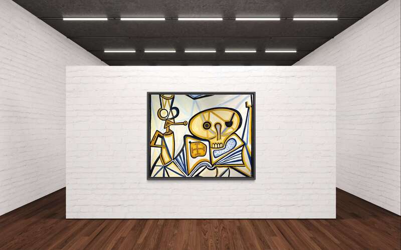 Treasure Paintings by JR Bissell: A Pirate Rendition of Pablo Picasso 4