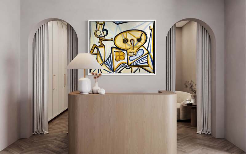 Treasure Paintings by JR Bissell: A Pirate Rendition of Pablo Picasso 14