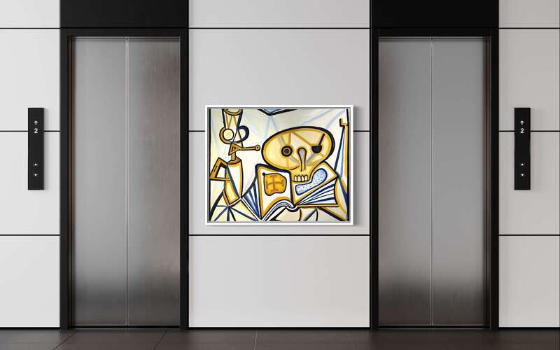 Treasure Paintings by JR Bissell: A Pirate Rendition of Pablo Picasso 11