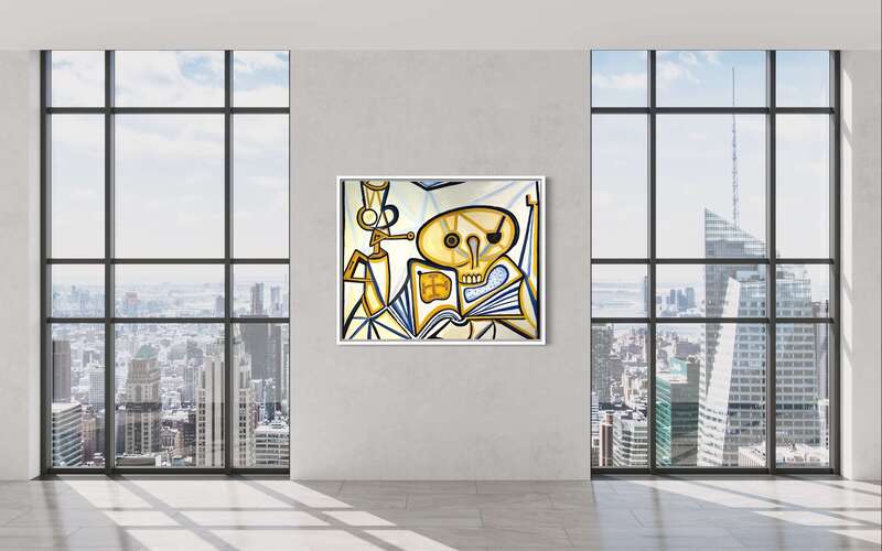 Treasure Paintings by JR Bissell: A Pirate Rendition of Pablo Picasso 6