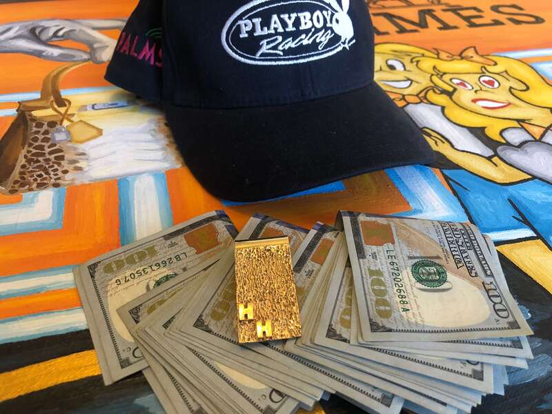 Hugh Hefner Personal Playboy Racing Hat 7