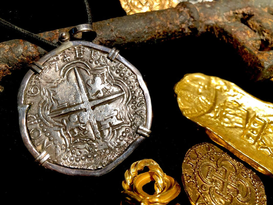 Atocha Mel Fisher 1617 8 Reales Grade 1 Pendant Shipwreck Treasure