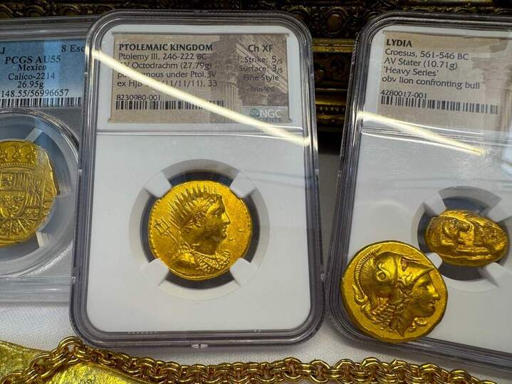 Ptolemaic Kingdom 246-222BC "Ptolemy III" NGC Ch XF 5x3 Fine Style