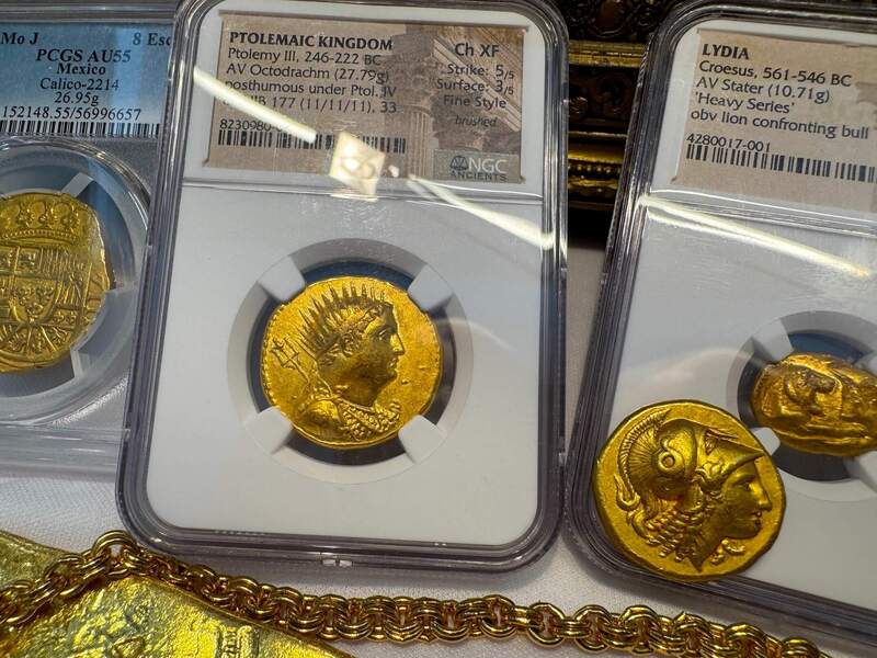 Ptolemaic Kingdom 246-222BC "Ptolemy III" NGC Ch XF 5x3 Fine Style 29