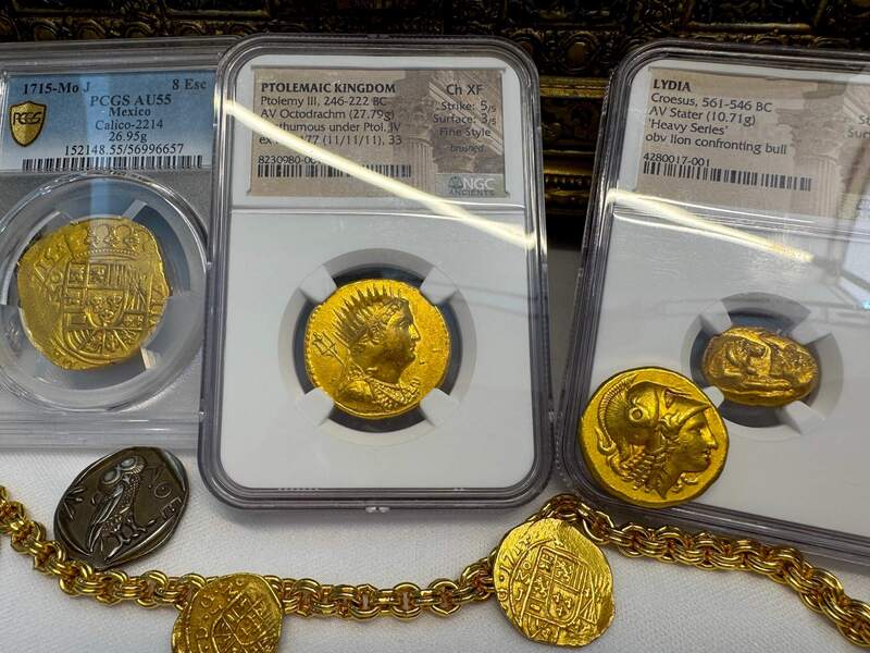 Ptolemaic Kingdom 246-222BC "Ptolemy III" NGC Ch XF 5x3 Fine Style 7