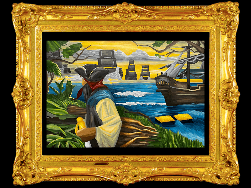 Treasure Paintings by JR Bissell: A Pirate Rendition of The Queen's Jewels 2