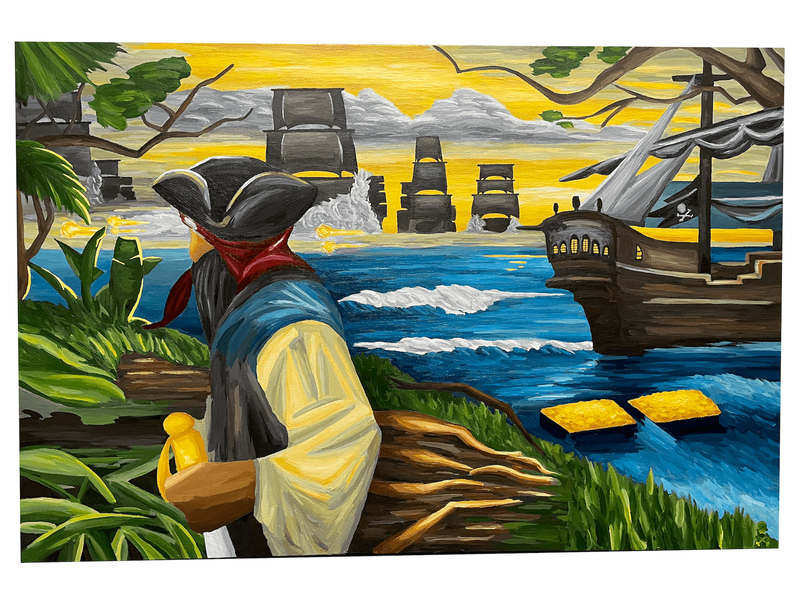 Treasure Paintings by JR Bissell: A Pirate Rendition of The Queen's Jewels 9