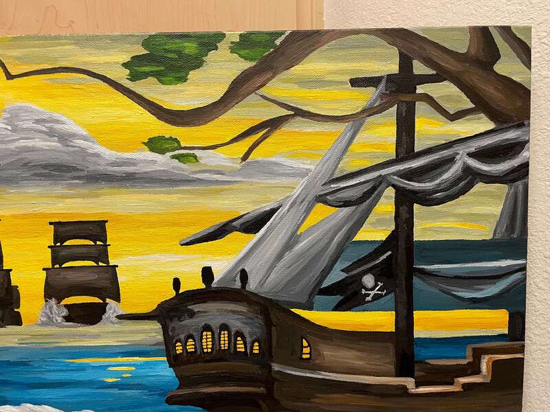 Treasure Paintings by JR Bissell: A Pirate Rendition of The Queen's Jewels 19