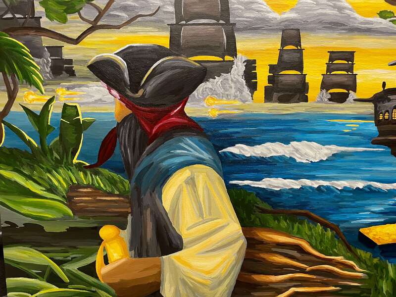 Treasure Paintings by JR Bissell: A Pirate Rendition of The Queen's Jewels 21